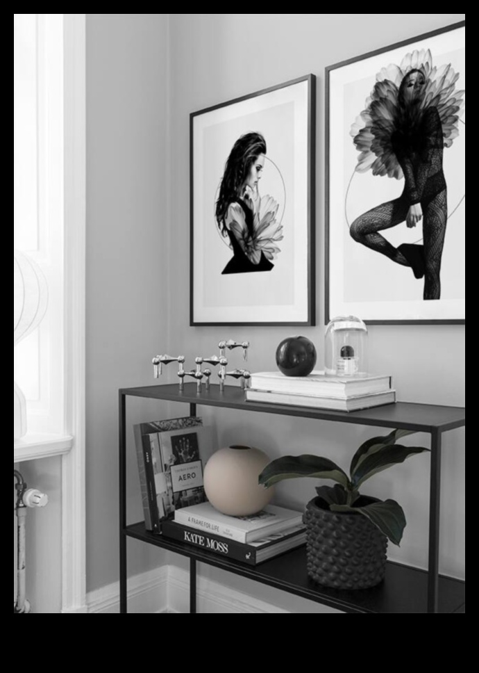 Ασπρόμαυρη διακόσμηση για διαχρονική κομψότητα