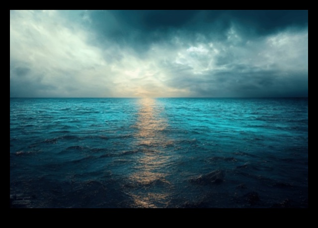 Turquoise Tranquility: Channel Calmness with Oceanic Hues