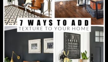 7 τρόποι για να προσθέσετε υφή στην εσωτερική σας διακόσμηση